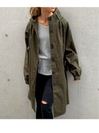 【ジュノア/JUNOAH】のフード付きロングジャケット 人気、トレンドファッション・服の通販 founy(ファニー) ファッション Fashion レディースファッション WOMEN アウター Coat Outerwear ジャケット Jackets ジャケット Jacket ロング Long thumbnail グリーン|ID: prp329100004132755 ipo3291000000028278348