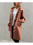 【ジュノア/JUNOAH】のフード付きロングジャケット 人気、トレンドファッション・服の通販 founy(ファニー) ファッション Fashion レディースファッション WOMEN アウター Coat Outerwear ジャケット Jackets ジャケット Jacket ロング Long thumbnail ブラウン|ID: prp329100004132755 ipo3291000000028278357