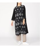 【その他のブランド/Other】の60コットンローンワッシャー切手フラワーレース×30/-天竺ワンピース ブラック|ID: prp329100004132759 ipo3291000000028718028