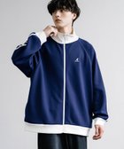 【ロッキーモンロー/Rocky Monroe】の【KANGOL】*【Rocky Monroe】別注コラボトラックジャケット 人気、トレンドファッション・服の通販 founy(ファニー) ファッション Fashion レディースファッション WOMEN アウター Coat Outerwear ジャケット Jackets 軽量 Lightweight ジャケット Jacket スポーツ Sports スマート Smart スリーブ Sleeve ダブル Double 人気 Popularity ハイネック High Neck ビッグ Big 別注 Special Order メンズ Mens リラックス Relax ルーズ Loose おすすめ Recommend エレガント 上品 Elegant thumbnail ネイビー|ID: prp329100004132797 ipo3291000000028738745