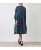 【レリアンプラスハウス/Leilian PLUS HOUSE】のプリーツワンピ-ス 人気、トレンドファッション・服の通販 founy(ファニー) ファッション Fashion レディースファッション WOMEN ワンピース Dress ウォッシャブル Washable スタンド Stand スリーブ Sleeve バランス Balance フォルム Form プリーツ Pleats エレガント 上品 Elegant 定番 Standard 秋 Autumn/Fall thumbnail ブルー系|ID: prp329100004132815 ipo3291000000028278713