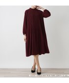 【レリアンプラスハウス/Leilian PLUS HOUSE】のプリーツワンピ-ス 人気、トレンドファッション・服の通販 founy(ファニー) ファッション Fashion レディースファッション WOMEN ワンピース Dress ウォッシャブル Washable スタンド Stand スリーブ Sleeve バランス Balance フォルム Form プリーツ Pleats エレガント 上品 Elegant 定番 Standard 秋 Autumn/Fall thumbnail レッド系|ID: prp329100004132815 ipo3291000000028278715