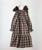 【レトロガール/RETRO GIRL】の2wayショルダーリボンOP 人気、トレンドファッション・服の通販 founy(ファニー) ファッション Fashion レディースファッション WOMEN ワンピース Dress 2024年 2024 2024-2025秋冬・A/W Aw/Autumn/Winter/Fw/Fall/2024-2025 オフショル Off Shoulder ガーリー Girly シャーリング Shirring ショルダー Shoulder ジャケット Jacket チェック Check リボン Ribbon 帽子 Hat 秋 Autumn/Fall thumbnail ブラウン/チェック|ID: prp329100004132834 ipo3291000000028278863