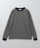 【ビューティ&ユース ユナイテッドアローズ/BEAUTY&YOUTH / UNITED ARROWS】の6(ROKU) コットン ボーダー ロングスリーブTシャツ 24AW BLACK|ID: prp329100004133445 ipo3291000000028281749