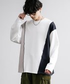 【ロッキーモンロー/Rocky Monroe】のメローステッチ・異素材切替長袖Tシャツ 人気、トレンドファッション・服の通販 founy(ファニー) ファッション Fashion レディースファッション WOMEN トップス・カットソー Tops/Tshirt シャツ/ブラウス Shirts/Blouses ロング / Tシャツ T-Shirts カーゴパンツ Cargo Pants 切替 Switching 吸水 Water Absorption シンプル Simple ストレッチ Stretch デニム Denim トレンド Trend 長袖 Long Sleeve フォルム Form プリーツ Pleats メンズ Mens リラックス Relax おすすめ Recommend thumbnail A-1.オフ|ID: prp329100004133760 ipo3291000000028282864