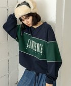 【ニコアンド/niko and】のアソートロゴヘンリーネックプルオーバー 人気、トレンドファッション・服の通販 founy(ファニー) ファッション Fashion レディースファッション WOMEN トップス・カットソー Tops/Tshirt プルオーバー Pullover おすすめ Recommend インナー Inner スウェット Sweat バランス Balance フロント Front プリント Print ロング Long thumbnail ネイビー88|ID: prp329100004133853 ipo3291000000028459581