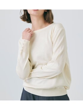 【コカ/COCA】 袖パールクルーネックニット人気、トレンドファッション・服の通販 founy(ファニー) ファッション Fashion レディースファッション WOMEN トップス・カットソー Tops/Tshirt ニット Knit Tops スラックス Slacks トレンド Trend パール Pearl フェミニン Feminine ボーダー Border ポケット Pocket 2024年 2024 エレガント 上品 Elegant 2024-2025秋冬・A/W Aw/Autumn/Winter/Fw/Fall/2024-2025 |ID:prp329100004133868