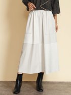 【ヴァン/Vin】のパッチワークデザインフレアスカート 人気、トレンドファッション・服の通販 founy(ファニー) ファッション Fashion レディースファッション WOMEN スカート Skirt Aライン/フレアスカート Flared A-Line Skirts エレガント 上品 Elegant ドッキング Docking フェイクレザー Faux Leather フレア Flare ポケット Pocket 軽量 Lightweight thumbnail アイボリー|ID: prp329100004134022 ipo3291000000028571269