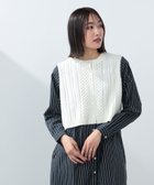 【ビームス ハート/BEAMS HEART】のニットベスト * ストライプ柄ワンピース セット(セットアイテム) 24AW 人気、トレンドファッション・服の通販 founy(ファニー) ファッション Fashion レディースファッション WOMEN アウター Coat Outerwear 2024年 2024 2024-2025秋冬・A/W Aw/Autumn/Winter/Fw/Fall/2024-2025 おすすめ Recommend くるぶし Ankle クロップド Cropped ストライプ Stripe ストレート Straight デニム Denim トレンド Trend ドッキング Docking ベスト Vest thumbnail IVORY×NAVY|ID: prp329100004134085 ipo3291000000028284969