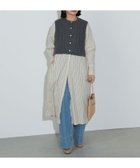 【ビームス ハート/BEAMS HEART】のニットベスト * ストライプ柄ワンピース セット(セットアイテム) 24AW 人気、トレンドファッション・服の通販 founy(ファニー) ファッション Fashion レディースファッション WOMEN アウター Coat Outerwear 2024年 2024 2024-2025秋冬・A/W Aw/Autumn/Winter/Fw/Fall/2024-2025 おすすめ Recommend くるぶし Ankle クロップド Cropped ストライプ Stripe ストレート Straight デニム Denim トレンド Trend ドッキング Docking ベスト Vest thumbnail GREY×IVORY|ID: prp329100004134085 ipo3291000000028284970