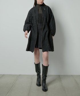 【ルシェル ブルー/LE CIEL BLEU】のジャカードボンバードレス / Jacquard Bomber Dress 人気、トレンドファッション・服の通販 founy(ファニー) ファッション Fashion レディースファッション WOMEN ワンピース Dress ドレス Party Dresses ジップ Zip ジャカード Jacquard フロント Front エレガント 上品 Elegant |ID:prp329100004134583