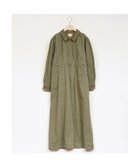 【ナイジェル ケーボン/NIGEL CABOURN】のWOMAN / プルオーバードレス 人気、トレンドファッション・服の通販 founy(ファニー) ファッション Fashion レディースファッション WOMEN トップス・カットソー Tops/Tshirt プルオーバー Pullover ワンピース Dress ドレス Party Dresses サテン Satin ストレート Straight ドレス Dress ポケット Pocket リラックス Relax ワーク Work thumbnail グリーン|ID: prp329100004134838 ipo3291000000028297436