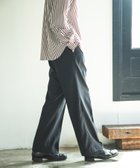 【ミスターオリーブ/MR.OLIVE / MEN】のRETORO POLYESTER TWILL /EASY TWO PLEATS STA-PREST WIDE PANTS 人気、トレンドファッション・服の通販 founy(ファニー) ファッション Fashion メンズファッション MEN ボトムス Bottoms/Men シューズ Shoes ジャケット Jacket ストレート Straight スニーカー Sneakers スピンドル Spindle スラックス Slacks セットアップ Set Up センター Center ワイド Wide 定番 Standard thumbnail Black|ID: prp329100004134910 ipo3291000000028298155