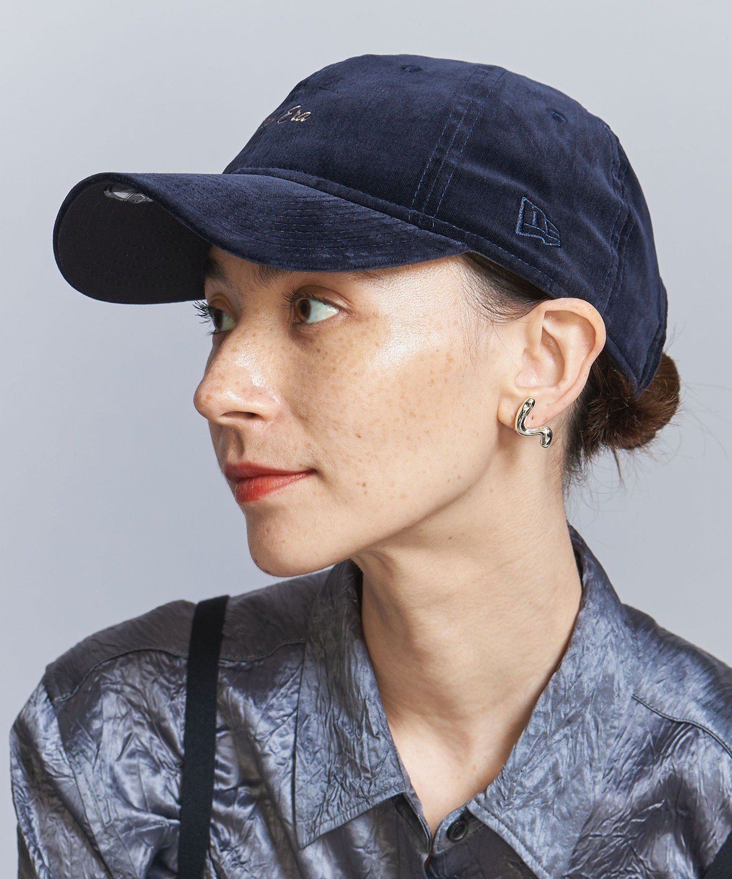 【ビューティ&ユース ユナイテッドアローズ/BEAUTY&YOUTH / UNITED ARROWS】の【別注】 NEW ERA ベルベット キャップ インテリア・キッズ・メンズ・レディースファッション・服の通販 founy(ファニー) 　ファッション　Fashion　レディースファッション　WOMEN　秋　Autumn/Fall　カットソー　Cut And Sew　キャップ　Cap　スウェット　Sweat　スポーツ　Sports　人気　Popularity　フェミニン　Feminine　フロント　Front　ベルベット　Velvet　別注　Special Order　A/W・秋冬　Aw・Autumn/Winter・Fw・Fall-Winter　おすすめ　Recommend　NAVY|ID: prp329100004135159 ipo3291000000028828933