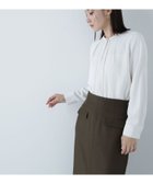 【ナチュラル ビューティー ベーシック/NATURAL BEAUTY BASIC】のバイカラーラインタックブラウス 24AW オフ1|ID: prp329100004135171 ipo3291000000028904083