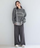 【ローリーズファーム/LOWRYS FARM】のアソートロゴニットPOLS 人気、トレンドファッション・服の通販 founy(ファニー) ファッション Fashion レディースファッション WOMEN トップス・カットソー Tops/Tshirt ニット Knit Tops おすすめ Recommend インナー Inner ジャケット Jacket リラックス Relax thumbnail チャコールグレー18|ID: prp329100004135180 ipo3291000000028300747