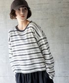 【ニコアンド/niko and】のCOLORマイスターロンTEE 人気、トレンドファッション・服の通販 founy(ファニー) ファッション Fashion レディースファッション WOMEN トップス・カットソー Tops/Tshirt ロング / Tシャツ T-Shirts A/W・秋冬 Aw・Autumn/Winter・Fw・Fall-Winter おすすめ Recommend トレンド Trend フレア Flare ボーダー Border リラックス Relax ルーズ Loose 定番 Standard 秋 Autumn/Fall 長袖 Long Sleeve thumbnail モノトーンボーダー19|ID: prp329100004135208 ipo3291000000028439377