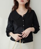 【ナチュラルクチュール/natural couture】の【WEB限定】osono衿付きキレイめニット 人気、トレンドファッション・服の通販 founy(ファニー) ファッション Fashion レディースファッション WOMEN トップス・カットソー Tops/Tshirt ニット Knit Tops 2024年 2024 2024-2025秋冬・A/W Aw/Autumn/Winter/Fw/Fall/2024-2025 コンパクト Compact スカラップ Scalloped デニム Denim トレンド Trend パール Pearl ビジネス 仕事 通勤 Business 定番 Standard thumbnail ブラック|ID: prp329100004135275 ipo3291000000028947049