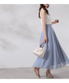 【プロポーション ボディドレッシング/PROPORTION BODY DRESSING】のチュールフレアスカート 人気、トレンドファッション・服の通販 founy(ファニー) ファッション Fashion レディースファッション WOMEN スカート Skirt Aライン/フレアスカート Flared A-Line Skirts おすすめ Recommend サテン Satin チュール Tulle フレア Flare thumbnail ブルー|ID: prp329100004135376 ipo3291000000028842986