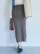 【コカ/COCA】のニットスカート 人気、トレンドファッション・服の通販 founy(ファニー) ファッション Fashion レディースファッション WOMEN スカート Skirt おすすめ Recommend カットソー Cut And Sew フィット Fit ポケット Pocket リブニット Rib Knit 定番 Standard thumbnail Charcoal|ID: prp329100004135426 ipo3291000000028613311