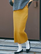 【コカ/COCA】のニットスカート 人気、トレンドファッション・服の通販 founy(ファニー) ファッション Fashion レディースファッション WOMEN スカート Skirt おすすめ Recommend カットソー Cut And Sew フィット Fit ポケット Pocket リブニット Rib Knit 定番 Standard thumbnail Mustard|ID: prp329100004135426 ipo3291000000028613313