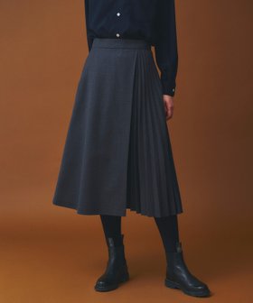 【ビショップ/Bshop】のツイル スリットプリーツスカート WOMEN 人気、トレンドファッション・服の通販 founy(ファニー) ファッション Fashion レディースファッション WOMEN スカート Skirt プリーツスカート Pleated Skirts チェック Check ツイル Twill フレア Flare プリーツ Pleats ポケット Pocket ミドル Middle ミモレ Mimore |ID:prp329100004135438