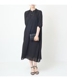 【その他のブランド/Other】の【接触冷感・ドライタッチ】ギャザーデザインワンピース 人気、トレンドファッション・服の通販 founy(ファニー) ファッション Fashion レディースファッション WOMEN ワンピース Dress アンダー Under インナー Inner 洗える Washable キャミソール Camisole ギャザー Gather シャンブレー Chambray シューズ Shoes ジョーゼット Georgette ドレス Dress ポケット Pocket 羽織 Haori リラックス Relax おすすめ Recommend 夏 Summer エレガント 上品 Elegant thumbnail ブラック|ID: prp329100004135499 ipo3291000000028304893