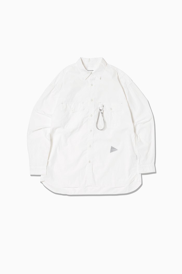 【アンドワンダー/and wander】のCORDURA typewriter LS shirt インテリア・キッズ・メンズ・レディースファッション・服の通販 founy(ファニー) https://founy.com/ ファッション Fashion レディースファッション WOMEN トップス・カットソー Tops/Tshirt シャツ/ブラウス Shirts/Blouses フラップ Flap ポケット Pocket |ID: prp329100004135573 ipo3291000000028305277