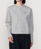 【ビショップ/Bshop】のコットン 長袖ショートカーディガン WOMEN GREY|ID: prp329100004136749 ipo3291000000028924246