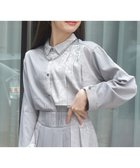 【アクシーズファム/axes femme】のジャカード切替プリーツシャツ 人気、トレンドファッション・服の通販 founy(ファニー) ファッション Fashion レディースファッション WOMEN トップス・カットソー Tops/Tshirt シャツ/ブラウス Shirts/Blouses おすすめ Recommend ジャカード Jacquard セットアップ Set Up プリーツ Pleats 人気 Popularity 切替 Switching thumbnail グレー|ID: prp329100004136788 ipo3291000000028320688