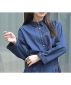 【アクシーズファム/axes femme】のジャカード切替プリーツシャツ 人気、トレンドファッション・服の通販 founy(ファニー) ファッション Fashion レディースファッション WOMEN トップス・カットソー Tops/Tshirt シャツ/ブラウス Shirts/Blouses おすすめ Recommend ジャカード Jacquard セットアップ Set Up プリーツ Pleats 人気 Popularity 切替 Switching thumbnail 紺|ID: prp329100004136788 ipo3291000000028320690