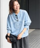 【ジャーナルスタンダード レリューム/JOURNAL STANDARD relume】のピグメントロゴスウェット 人気、トレンドファッション・服の通販 founy(ファニー) ファッション Fashion レディースファッション WOMEN トップス・カットソー Tops/Tshirt パーカ Sweats スウェット Sweat 2024年 2024 2024-2025秋冬・A/W Aw/Autumn/Winter/Fw/Fall/2024-2025 グラフィック Graphic スウェット Sweat プリント Print thumbnail ブルー A|ID: prp329100004136789 ipo3291000000028680194