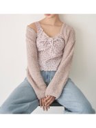 【スナイデル/SNIDEL】のフラッフィーボレロカーディガン フリルキャミ 人気、トレンドファッション・服の通販 founy(ファニー) 雑誌掲載アイテム Magazine Items ファッション雑誌 Fashion Magazines ノンノ non-no ヴィヴィ ViVi ファッション Fashion レディースファッション WOMEN トップス・カットソー Tops/Tshirt カーディガン Cardigans キャミソール / ノースリーブ No Sleeves 春 Spring 5月号 May Issue カットソー Cut And Sew カーディガン Cardigan キャミ Cami キャミソール Camisole 雑誌 Magazine タンク Tank デニム Denim トレンド Trend フィット Fit フリル Frills ボレロ Bolero リボン Ribbon おすすめ Recommend thumbnail PNK[066]|ID: prp329100004136896 ipo3291000000028322003