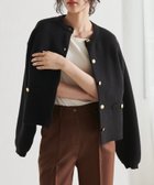 【ラナン/Ranan】のMTゴールド調ボタンニットカーデ 人気、トレンドファッション・服の通販 founy(ファニー) ファッション Fashion レディースファッション WOMEN トップス・カットソー Tops/Tshirt ニット Knit Tops カーディガン Cardigan コンパクト Compact ジャケット Jacket なめらか Smooth ポケット Pocket エレガント 上品 Elegant thumbnail ブラック|ID: prp329100004136931 ipo3291000000028564465