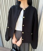 【ラナン/Ranan】のMTゴールド調ボタンニットカーデ 人気、トレンドファッション・服の通販 founy(ファニー) ファッション Fashion レディースファッション WOMEN トップス・カットソー Tops/Tshirt ニット Knit Tops 洗える Washable カーディガン Cardigan コンパクト Compact シンプル Simple ジャケット Jacket スラックス Slacks デニム Denim なめらか Smooth ボトム Bottom ポケット Pocket リブニット Rib Knit おすすめ Recommend エレガント 上品 Elegant ビジネス 仕事 通勤 Business thumbnail ブラック|ID: prp329100004136931 ipo3291000000029418136