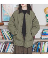 【ニコアンド/niko and】のコールカラーキルトジャケット 人気、トレンドファッション・服の通販 founy(ファニー) ファッション Fashion レディースファッション WOMEN アウター Coat Outerwear ジャケット Jackets A/W・秋冬 Aw・Autumn/Winter・Fw・Fall-Winter おすすめ Recommend キルティング Quilting キルト Quilt コーデュロイ Corduroy ジャケット Jacket スリット Slit チェック Check パイピング Piping リバーシブル Reversible 旅行 Travel |ID:prp329100004136947