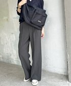 【スピック&スパン/Spick & Span】の≪追加≫ダブルクロスツータックパンツ 人気、トレンドファッション・服の通販 founy(ファニー) ファッション Fashion レディースファッション WOMEN パンツ Pants 再入荷 Restock/Back In Stock/Re Arrival thumbnail グレー|ID: prp329100004137094 ipo3291000000028423509