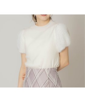 【ノエラ/Noela】のシャギーショルダーニット 人気、トレンドファッション・服の通販 founy(ファニー) ファッション Fashion レディースファッション WOMEN トップス・カットソー Tops/Tshirt ニット Knit Tops シンプル Simple スパンコール Sequins ボトム Bottom |ID:prp329100004137117