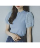 【ノエラ/Noela】のシャギーショルダーニット 人気、トレンドファッション・服の通販 founy(ファニー) ファッション Fashion レディースファッション WOMEN トップス・カットソー Tops/Tshirt ニット Knit Tops シンプル Simple スパンコール Sequins ボトム Bottom thumbnail ブルー|ID: prp329100004137117 ipo3291000000028326263