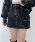 【ヘザー/Heather】の【一部カラー40%OFF】Denim Mini Skirt 人気、トレンドファッション・服の通販 founy(ファニー) ファッション Fashion レディースファッション WOMEN スカート Skirt ミニスカート Mini Skirts A/W・秋冬 Aw・Autumn/Winter・Fw・Fall-Winter S/S・春夏 Ss・Spring/Summer おすすめ Recommend アシンメトリー Asymmetry カットソー Cut And Sew クロップド Cropped シンプル Simple スウェット Sweat デニム Denim フラップ Flap ポケット Pocket ミニスカート Mini Skirt 台形 Trapezoid 夏 Summer 春 Spring thumbnail ブラック|ID: prp329100004137156 ipo3291000000028947816