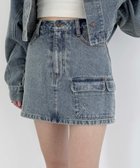 【ヘザー/Heather】の【一部カラー40%OFF】Denim Mini Skirt 人気、トレンドファッション・服の通販 founy(ファニー) ファッション Fashion レディースファッション WOMEN スカート Skirt ミニスカート Mini Skirts A/W・秋冬 Aw・Autumn/Winter・Fw・Fall-Winter S/S・春夏 Ss・Spring/Summer おすすめ Recommend アシンメトリー Asymmetry カットソー Cut And Sew クロップド Cropped シンプル Simple スウェット Sweat デニム Denim フラップ Flap ポケット Pocket ミニスカート Mini Skirt 台形 Trapezoid 夏 Summer 春 Spring thumbnail ブルー系|ID: prp329100004137156 ipo3291000000028947824