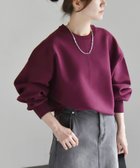 【シップス フォー ウィメン/SHIPS】のquaranciel 洗濯機可能 ポンチ ベーシック コンパクト スウェット ワイン|ID: prp329100004137230 ipo3291000000028609339