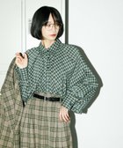 【ケービーエフ/KBF / URBAN RESEARCH】のボリュームスリーブチェックシャツ 人気、トレンドファッション・服の通販 founy(ファニー) ファッション Fashion レディースファッション WOMEN トップス・カットソー Tops/Tshirt シャツ/ブラウス Shirts/Blouses ボリュームスリーブ / フリル袖 Volume Sleeve 2024年 2024 2024-2025秋冬・A/W Aw/Autumn/Winter/Fw/Fall/2024-2025 A/W・秋冬 Aw・Autumn/Winter・Fw・Fall-Winter 冬 Winter カフス Cuffs スラックス Slacks スリーブ Sleeve チェック Check ベーシック Basic ボトム Bottom マニッシュ Mannish ラウンド Round thumbnail GRN×BEG|ID: prp329100004137240 ipo3291000000028806233