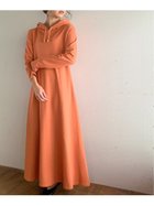 【ジュノア/JUNOAH】のマキシ丈パーカーワンピース 人気、トレンドファッション・服の通販 founy(ファニー) ファッション Fashion レディースファッション WOMEN ワンピース Dress パーカー Hoodie マキシ Maxi thumbnail アッシュオレンジ|ID: prp329100004137537 ipo3291000000028771565