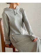 【ジュノア/JUNOAH】のマキシ丈パーカーワンピース 人気、トレンドファッション・服の通販 founy(ファニー) ファッション Fashion レディースファッション WOMEN ワンピース Dress パーカー Hoodie マキシ Maxi thumbnail ミックスグレー|ID: prp329100004137537 ipo3291000000028771580