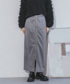 【ジーナシス/JEANASiS】のヌバックライクZIPナロースカート 人気、トレンドファッション・服の通販 founy(ファニー) ファッション Fashion レディースファッション WOMEN スカート Skirt バッグ Bag A/W・秋冬 Aw・Autumn/Winter・Fw・Fall-Winter シンプル Simple スエード Suede スリット Slit フロント Front 定番 Standard thumbnail グレー|ID: prp329100004137587 ipo3291000000028889911