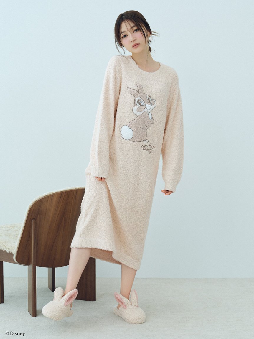 【スナイデル ホーム/SNIDEL HOME】の【Bambi】ワンピース インテリア・キッズ・メンズ・レディースファッション・服の通販 founy(ファニー) 　ファッション　Fashion　レディースファッション　WOMEN　ワンピース　Dress　キャラクター　Character　コレクション　Collection　ジャカード　Jacquard　スペシャル　Special　ソックス　Socks　人気　Popularity　ピーチ　Peach　フェミニン　Feminine　フロント　Front　プリント　Print　お家時間・ステイホーム　Home Time/Stay Home　PCH[063]|ID: prp329100004137670 ipo3291000000028340745