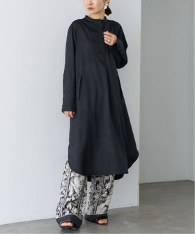 【ヴェルメイユ パー イエナ/VERMEIL par iena】のシルキーツイルワンピース 人気、トレンドファッション・服の通販 founy(ファニー) ファッション Fashion レディースファッション WOMEN ワンピース Dress 2024年 2024 2024-2025秋冬・A/W Aw/Autumn/Winter/Fw/Fall/2024-2025 なめらか Smooth カフス Cuffs シルク Silk シルケット Mercerization スリット Slit フラップ Flap ポケット Pocket ロング Long 秋 Autumn/Fall |ID:prp329100004137685