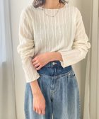 【ローリーズファーム/LOWRYS FARM】のジャガードフリンジLS 人気、トレンドファッション・服の通販 founy(ファニー) ファッション Fashion レディースファッション WOMEN おすすめ Recommend インナー Inner カットソー Cut And Sew デニム Denim トレンド Trend thumbnail アイボリー08|ID: prp329100004137709 ipo3291000000028341158