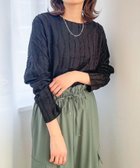 【ローリーズファーム/LOWRYS FARM】のジャガードフリンジLS 人気、トレンドファッション・服の通販 founy(ファニー) ファッション Fashion レディースファッション WOMEN おすすめ Recommend インナー Inner カットソー Cut And Sew デニム Denim トレンド Trend thumbnail ブラック09|ID: prp329100004137709 ipo3291000000028341162